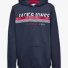 Jack & Jones JJIRON SWEAT HOOD JNR - NAVY BLAZER -Jack & Jones Myynti jjj12213277 cnavyblazer v175876