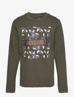 Jack & Jones JJRAMP TEE LS CREW NECK JNR - ROSIN