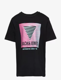 Jack & Jones JCOBOOSTER TEE SS CREW NECK JUN 22 JNR - BLACK