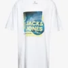 Jack & Jones JCOBOOSTER TEE SS CREW NECK JUN 22 JNR - WHITE -Jack & Jones Myynti jjj12214084 cwhite v178074