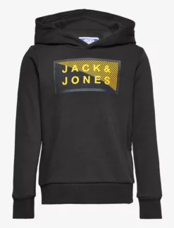 Jack & Jones JWHSHAWN SWEAT HOOD JNR - BLACK