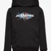 Jack & Jones JJTEAR SWEAT HOOD JNR - BLACK -Jack & Jones Myynti jjj12221713 cblack v178012