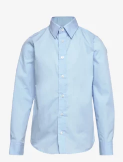 Jack & Jones JJJOE SHIRT LS PLAIN JNR - CASHMERE BLUE