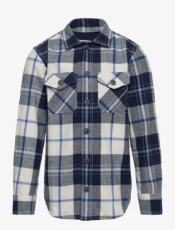 Jack & Jones JJEJAY OVERSHIRT L/S JNR - CROCKERY