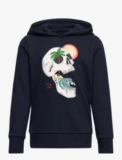 Jack & Jones JJTIDAL SWEAT HOOD JNR - NAVY BLAZER