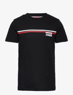 Jack & Jones JJATLAS TEE SS CREW NECK JNR - BLACK