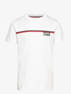 Jack & Jones JJATLAS TEE SS CREW NECK JNR - WHITE