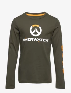 Jack & Jones JCOOVERWATCH TEE LS CREW NECK JNR - FOREST NIGHT