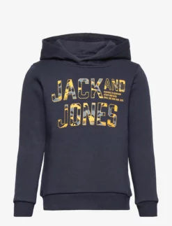 Jack & Jones JCOPEACEWALKER SWEAT HOOD JNR - NAVY BLAZER