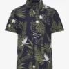 Jack & Jones JPRBLATROPIC RESORT SHIRT S/S RELA JNR - PERFECT NAVY