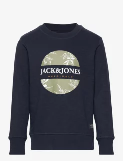 Jack & Jones JORCRAYON SWEAT CREW NECK JNR - NAVY BLAZER