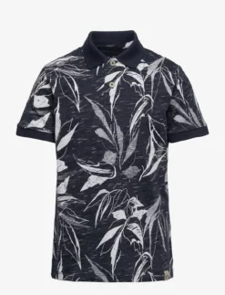 Jack & Jones JORCRAYON AOP POLO SS JNR - NAVY BLAZER