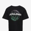 Jack & Jones JCODIGITALI TEE SS CREW NECK JNR - BLACK -Jack & Jones Myynti jjj12230872 cblack v178012loose