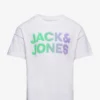 Jack & Jones JCODIGITALI TEE SS CREW NECK JNR - WHITE -Jack & Jones Myynti jjj12230872 cwhite v178074loose