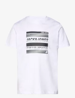 Jack & Jones JCOARC TEE SS CREW NECK JNR - WHITE