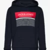 Jack & Jones JJTRAVIS SWEAT HOOD JNR - NAVY BLAZER -Jack & Jones Myynti jjj12233500 cnavyblazer v175876