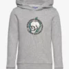 Jack & Jones JORCROWN SKULL SWEAT HOOD FST JNR - LIGHT GREY MELANGE -Jack & Jones Myynti jjj12234169 clightgreymelange v179085