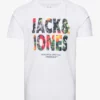 Jack & Jones JORBOOSTER TEE SS CREW NECK MAR23 JNR - WHITE -Jack & Jones Myynti jjj12234441 cwhite v178074